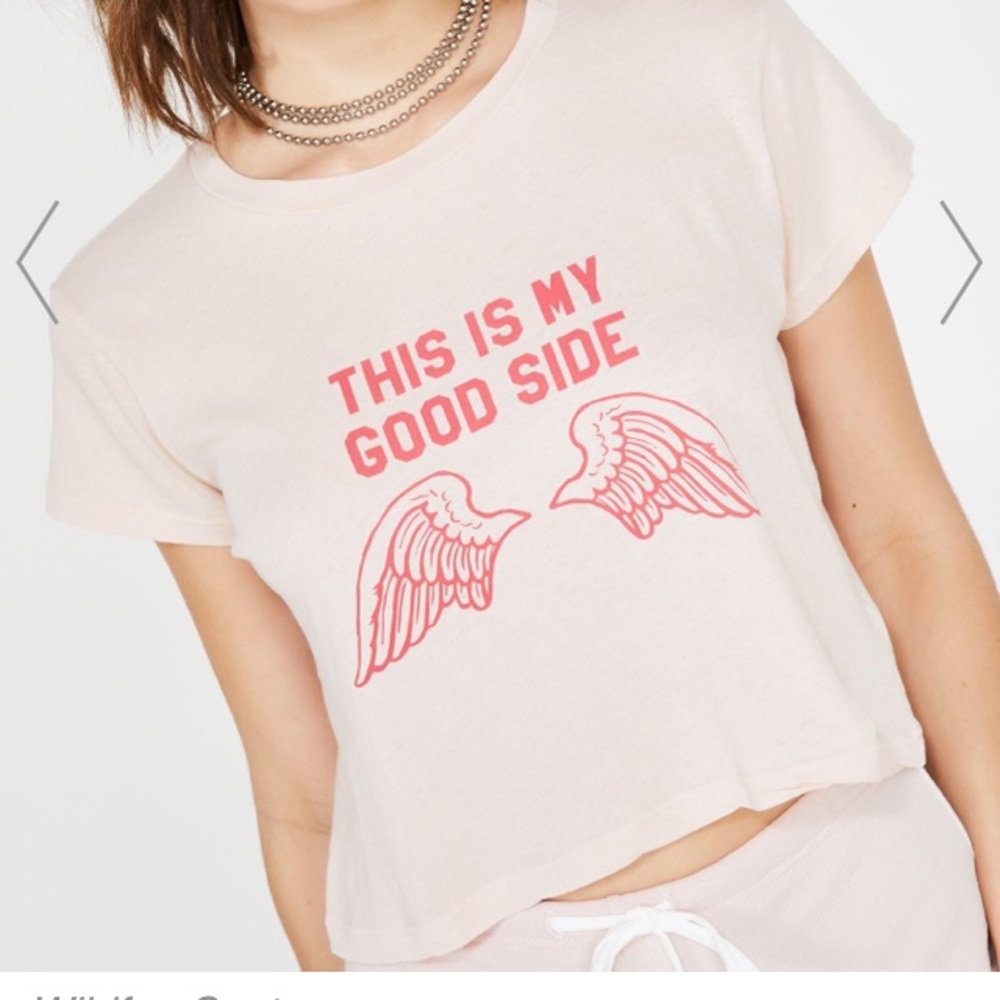 Wildfox Baby Tee Good Side NWT